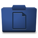 Blue Documents Icon 128x128 png